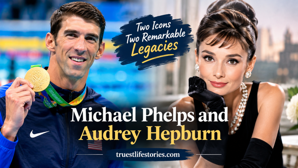 Michael Phelps and Audrey Hepburn: Two Icons, Two Remarkable Legacies